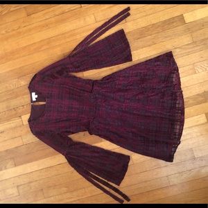 Lauren Conrad Velvet Fit & Flare Dress